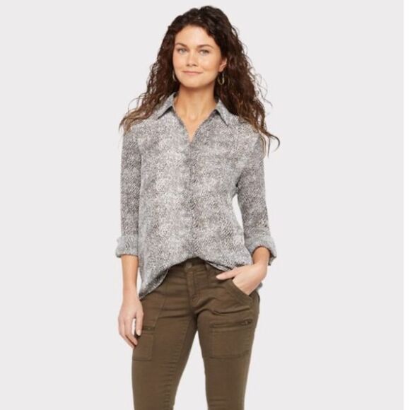 BB DAKOTA Born to Be Wild Taupe Shirt - Picture 2 of 3